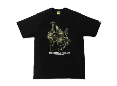 A BATHING APE / UNKLE POINTMAN LOGO TEE "Black"