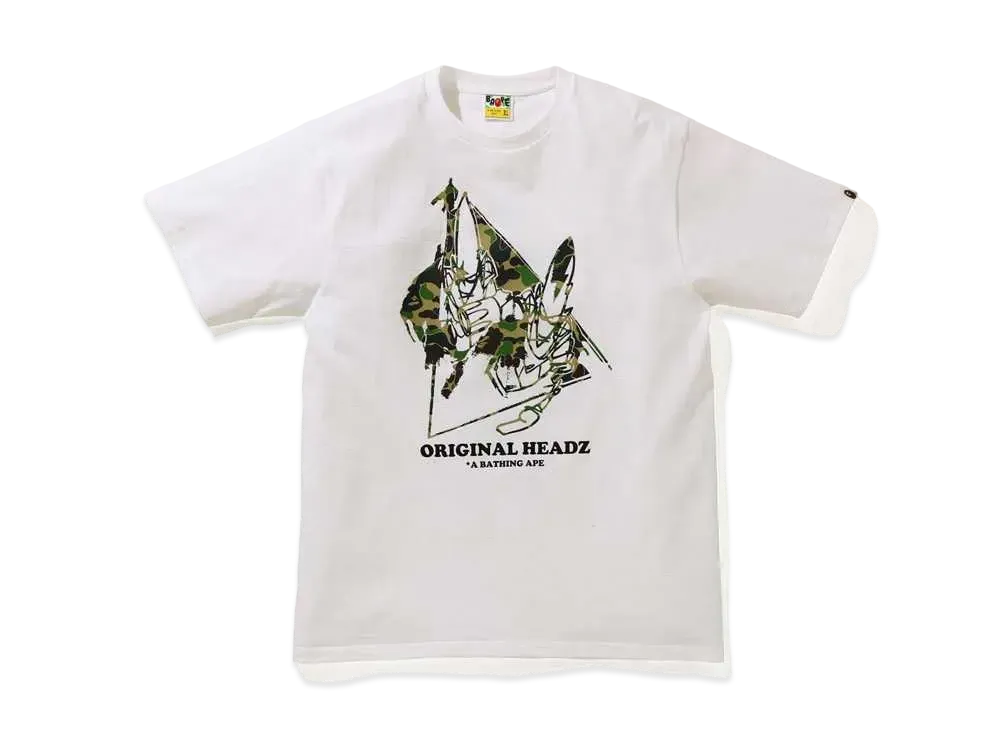 A BATHING APE / UNKLE POINTMAN LOGO TEE "White"