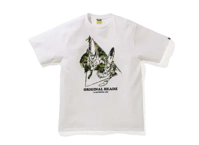 A BATHING APE / UNKLE POINTMAN LOGO TEE "White"