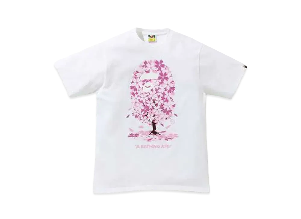A BATHING APE / SAKURA TEE "White"