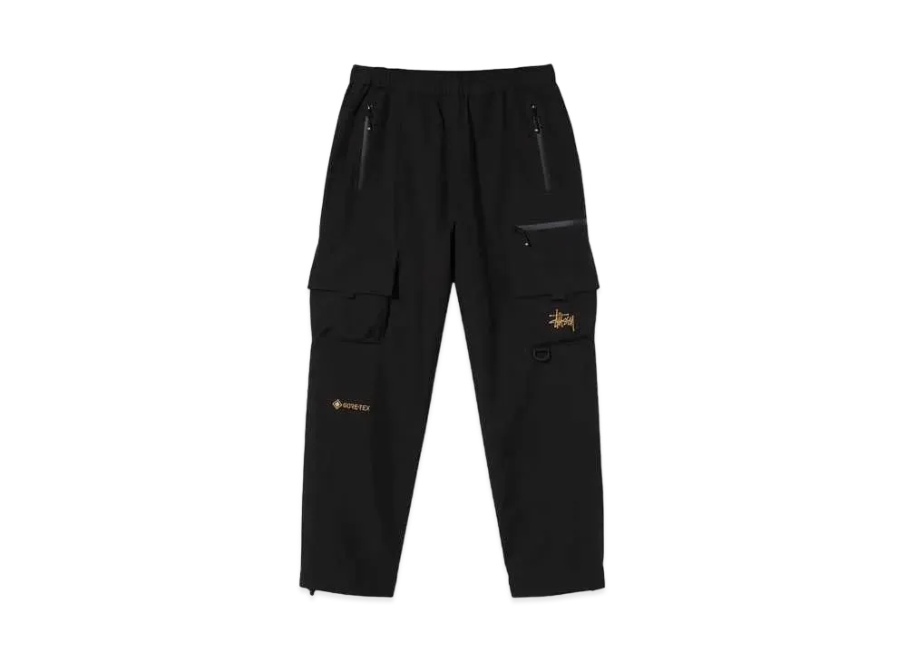 Stussy x GORE-TEX® CARGO SHELL SOLID PANT "Black"