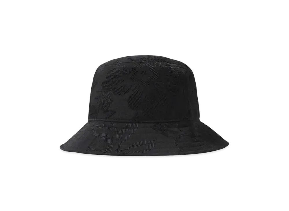 Stussy JACQUARD HAWAIIAN BUCKET HAT "Black"