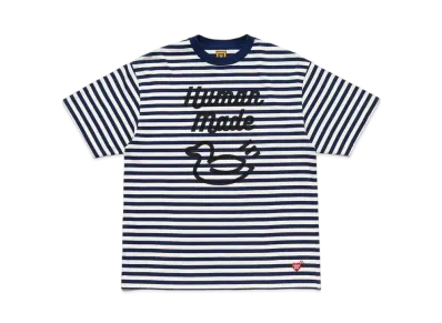 HUMAN MADE BORDER T-SHIRT "Navy"
