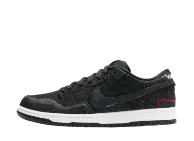 ウェイステッドユース × ナイキ SB ダンク ロー "ブラックデニム" / ヴェルディ