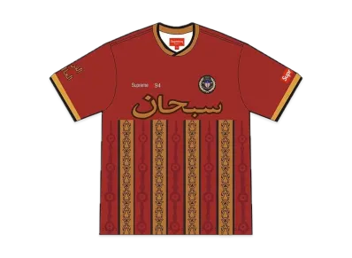 Supreme Arabic Logo Soccer Jersey "Red"