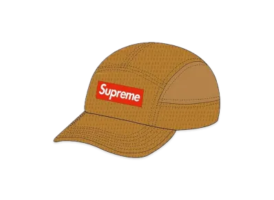 Supreme Mesh Seersucker Camp Cap "Tan"