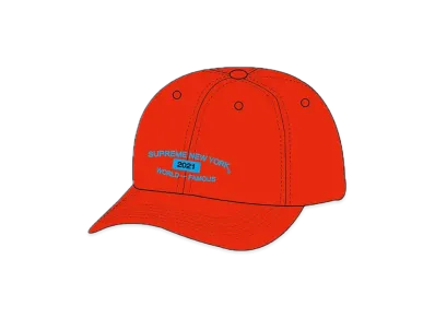 Supreme World Famous 6-Panel "Red"