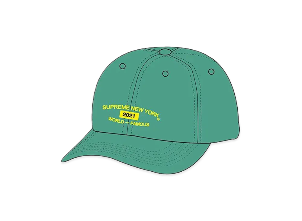 Supreme World Famous 6-Panel "Pale Green"