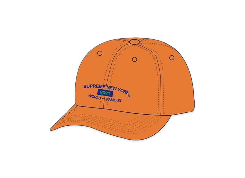 Supreme World Famous 6-Panel "Orange"