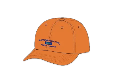 Supreme World Famous 6-Panel "Orange"
