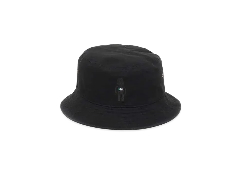 Bearbrick x atmos x WIND AND SEA BE@R HAT "Black"