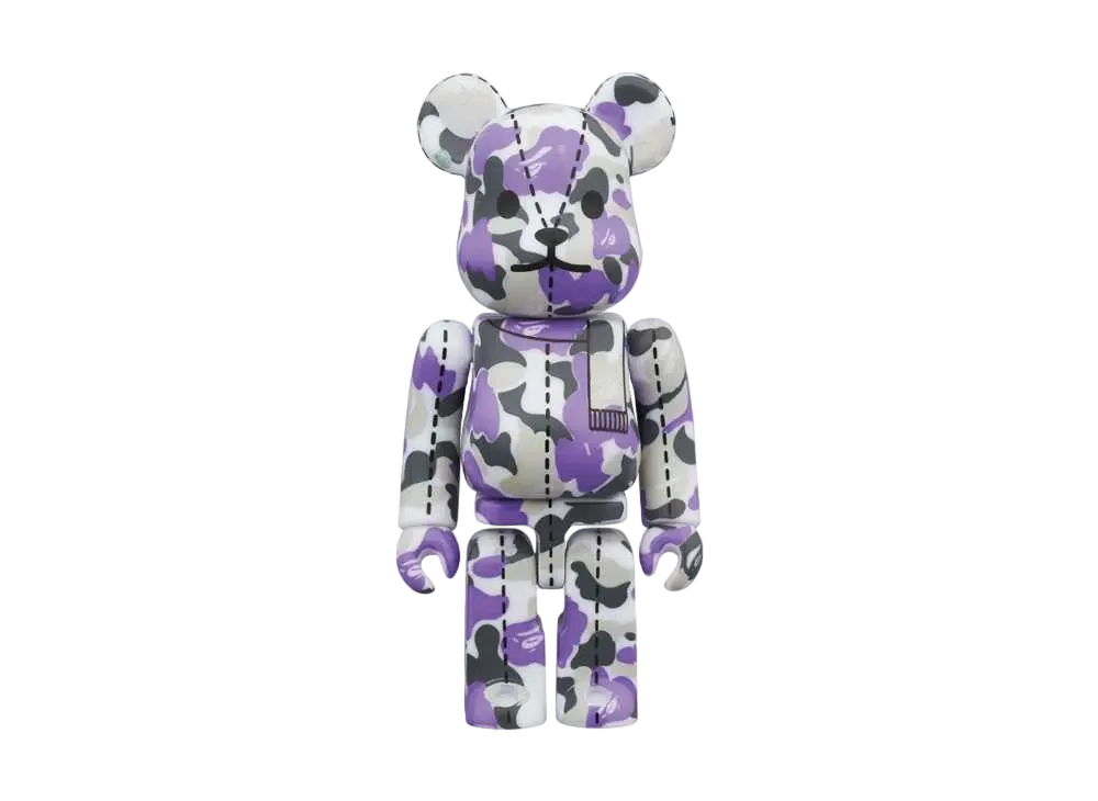 Bearbrick A BATHING APE® 28TH ANNIVERSARY CAMO#1