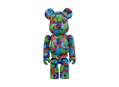 Bearbrick A BATHING APE® 28TH ANNIVERSARY CAMO#1