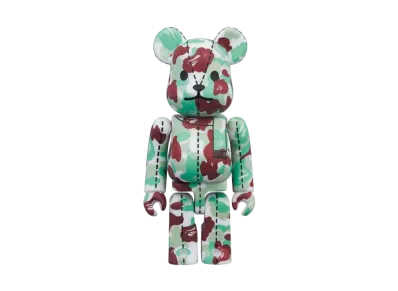 Bearbrick A BATHING APE® 28TH ANNIVERSARY CAMO#1