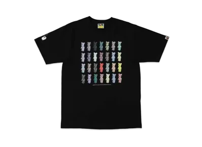 A BATHING APE 28TH ANNIVERSARY BE@RBRICK BAPE CAMO TEE "Black"
