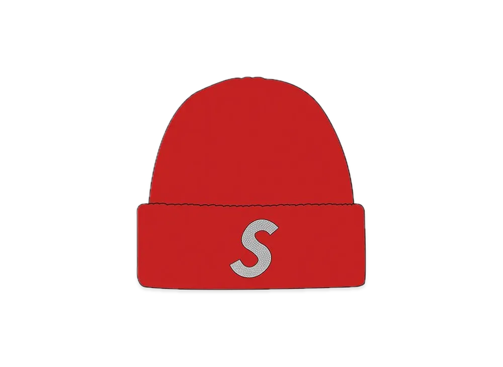 Supreme New Era® Swarovski® S Logo Beanie "Red"