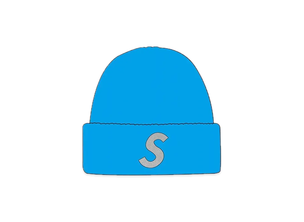 Supreme New Era® Swarovski® S Logo Beanie "Light Aqua"