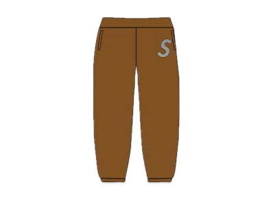 Supreme x Swarovski S Logo Sweatpant "Brown"