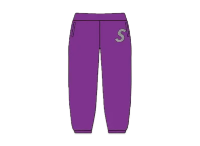 Supreme Swarovski® S Logo Sweatpant "Purple"