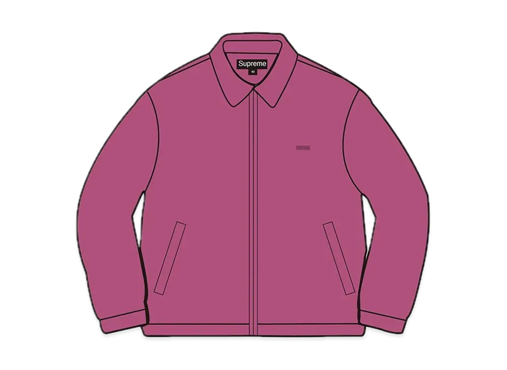Supreme Suede Harrington Jacket "Pink"