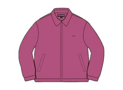 Supreme Suede Harrington Jacket "Pink"