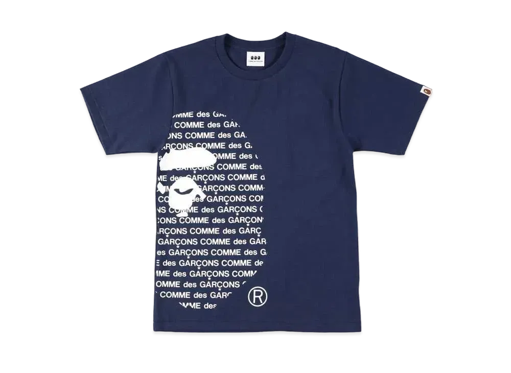 A BATHING APE CDG OSAKA TEE #2 "Navy"