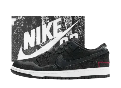 ウェイステッドユース × ナイキ ダンク ロー "ブラックデニム" (スペシャルボックス) / ヴェルディ