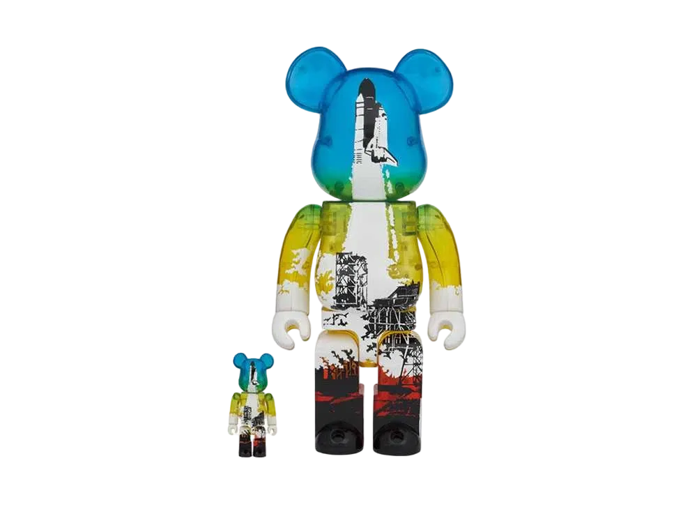 Bearbrick SPACE SHUTTLE LAUNCH 100% & 400%