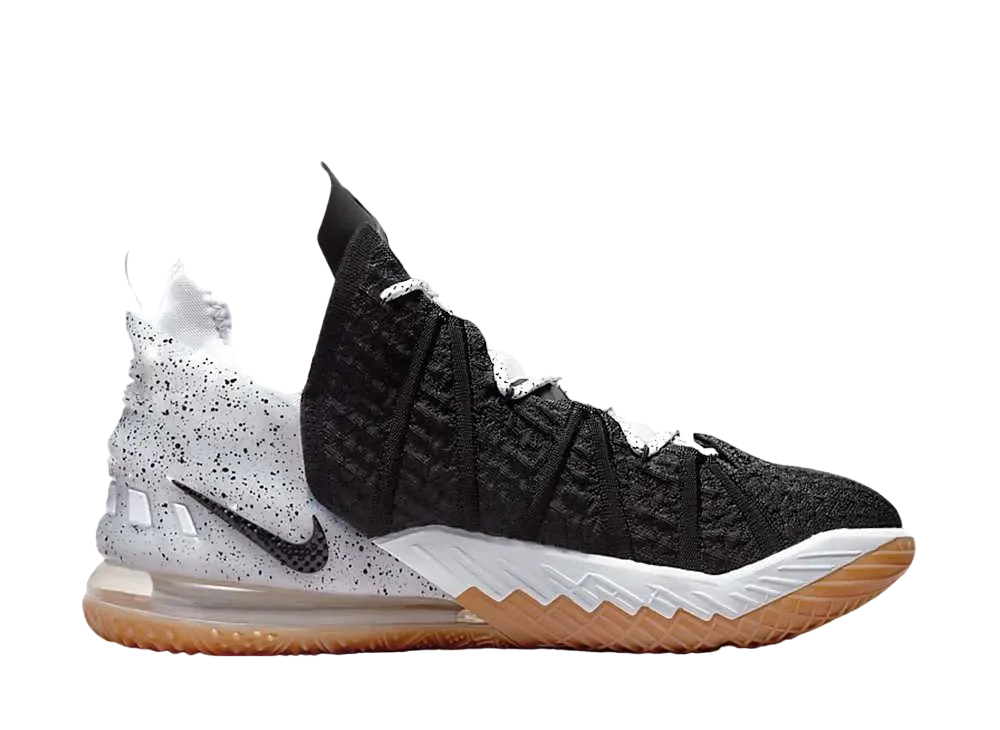 ナイキ レブロン 18 "ブラック/ガムミディアムブラウン"
