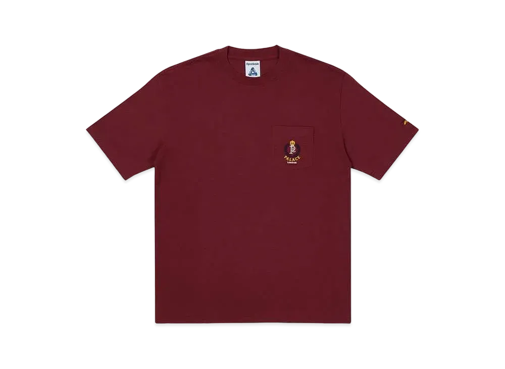 PALACE Reebok NPC Pocket T-Shirt "Burgundy"