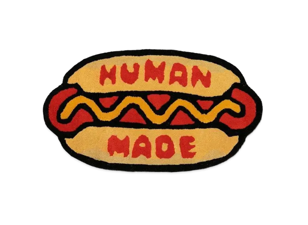 ヒューマン メイド ホットドッグ ラグ ラージ "イエロー"