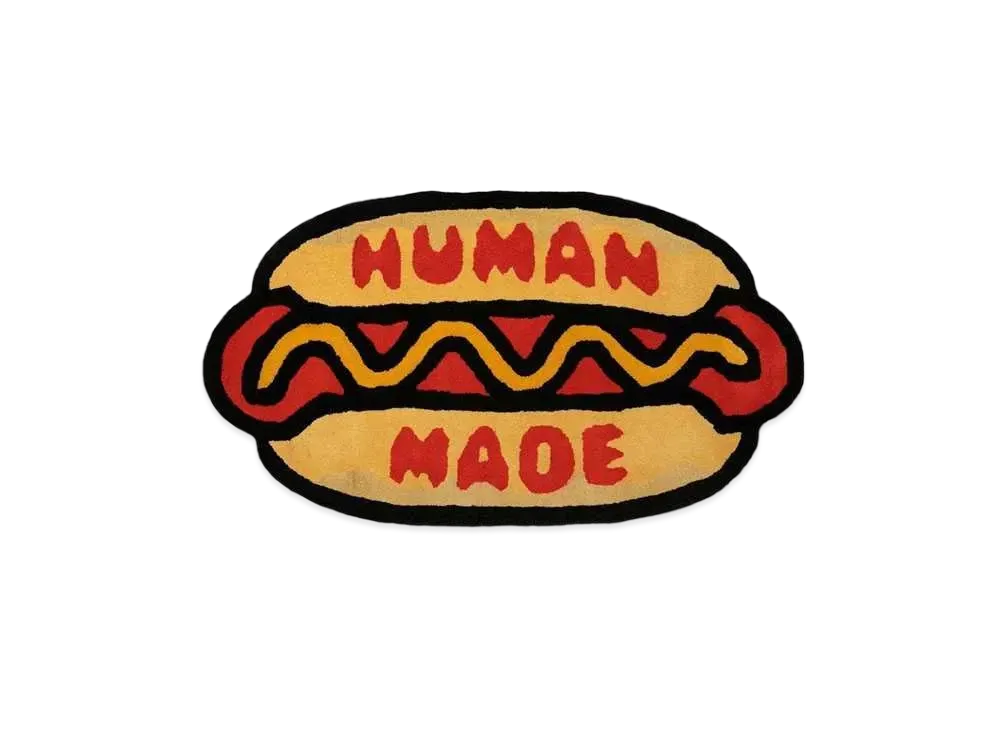 HUMAN MADE HOT DOG RUG SMALL "Yellow"