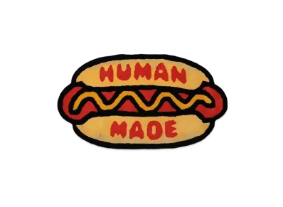 HUMAN MADE HOT DOG RUG SMALL "Yellow"