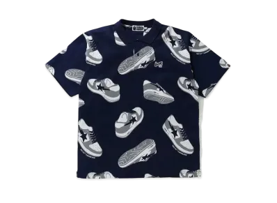 A BATHING APE RANDOM BAPE STA RELAXED POLO "Navy"
