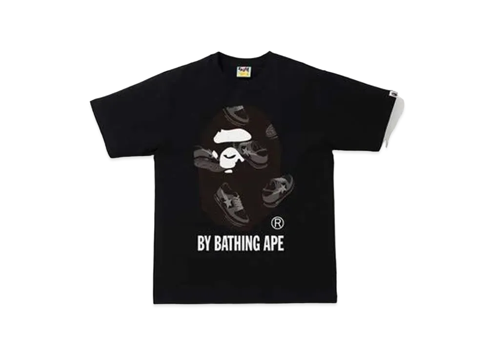 A BATHING APE RANDOM BAPE STA BY BATHING APE TEE "Black"