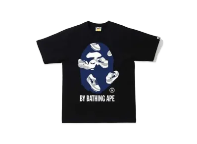 A BATHING APE RANDOM BAPE STA BY BATHING APE TEE "Black/Navy"