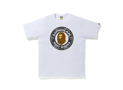 A BATHING APE RANDOM BAPE STA BUSY WORKS TEE "White"
