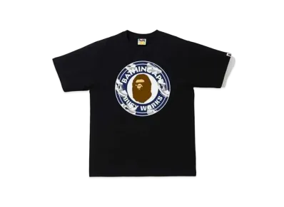 A BATHING APE RANDOM BAPE STA BUSY WORKS TEE "Black/Navy"