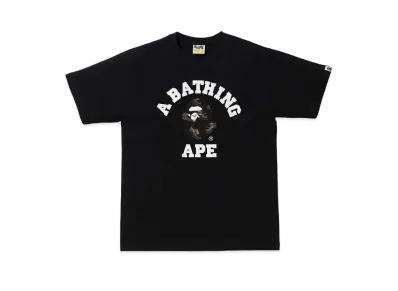 A BATHING APE RANDOM BAPE STA COLLEGE TEE "Black"