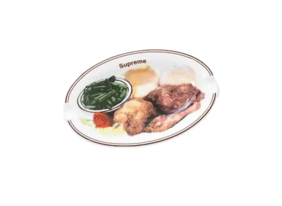 Supreme Chicken Dinner Plate Ashtray "White"
