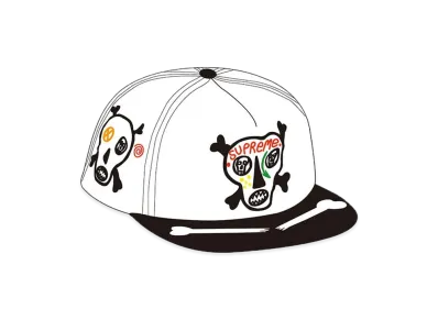 Supreme Clayton Patterson Skulls 5-Panel "White"