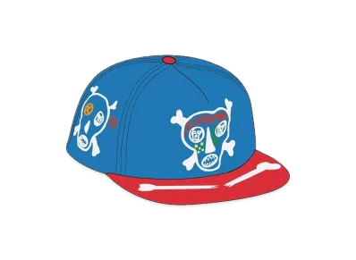 Supreme Clayton Patterson Skulls 5-Panel "Blue"