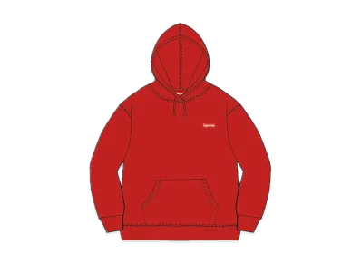 Supreme Small Box Hooded Sweatshirt "Red" (21SS)
