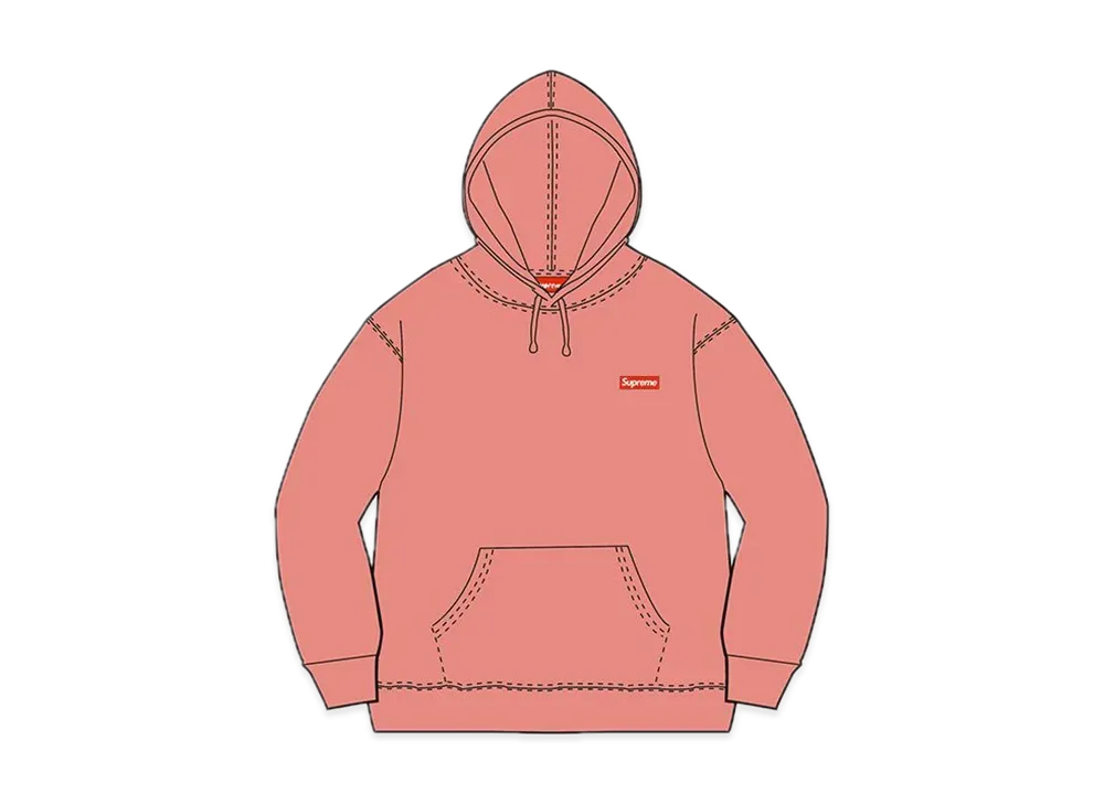 Supreme Small Box Hooded Sweatshirt "Dusty Coral" (21SS)