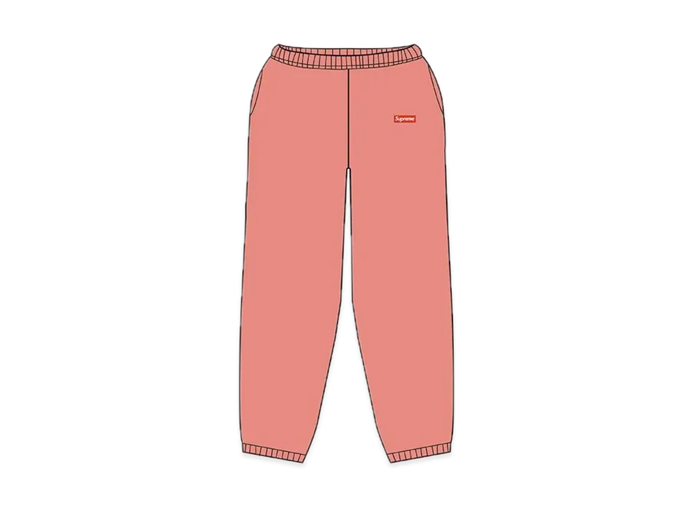Supreme Small Box Sweatpant "Dusty Coral"(21SS)