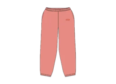 Supreme Small Box Sweatpant "Dusty Coral"(21SS)