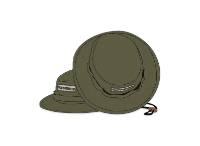 Supreme Reflective Patch Boonie "Olive"