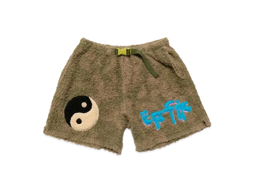 HUMAN MADE CPFM fleece Shorts "Olive"