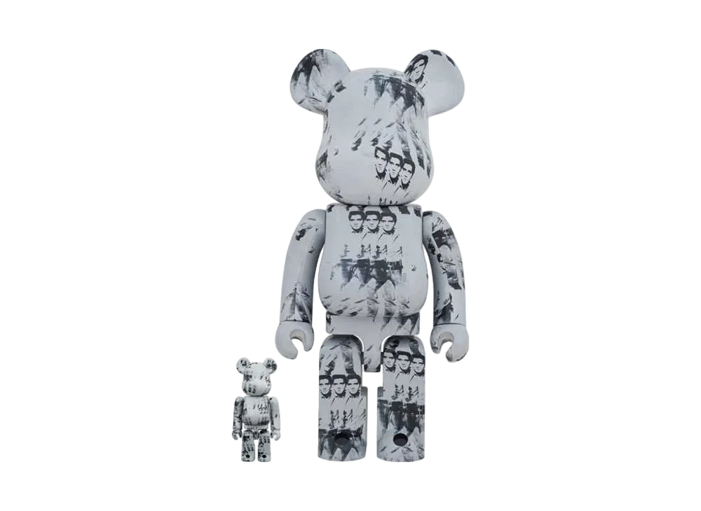 Bearbrick Andy Warhol’s ELVIS PRESLEY 100% & 400%
