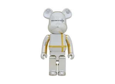 Bearbrick MEDICOM TOY PLUS SILVER CHROME Ver. 1000%